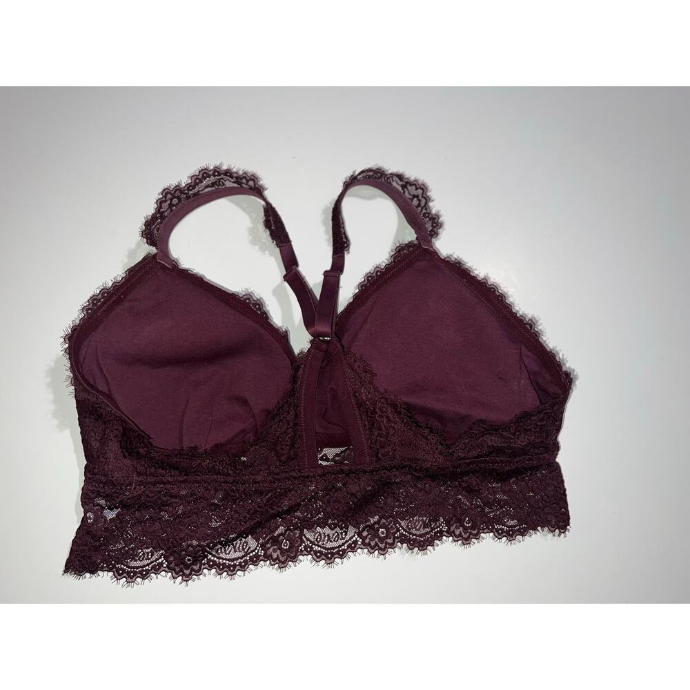 Aerie women’s maroon bralette - Picture 6 of 8